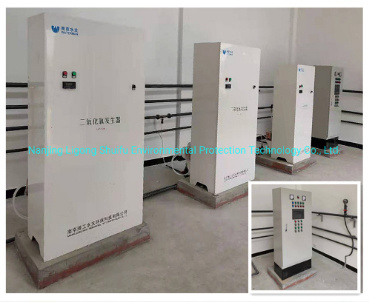 Chlorine Dioxide Generator with PLC Control for Wasterwater Treatment