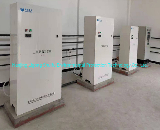 Water Treatment Disinfection Chlorine Dioxide Generator PLC Control 5000g/H