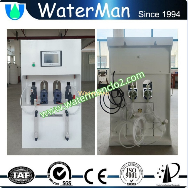 Chlorine Dioxide Generator for Water Treatment Plant 100g/H Flow-Control
